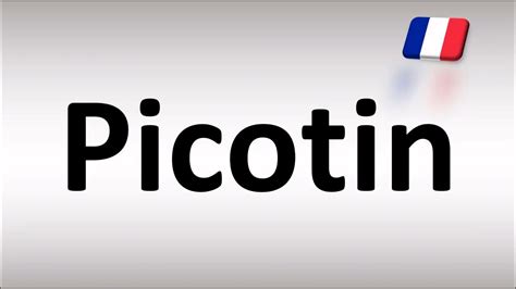 How to Pronounce ''Picotin'' Correctly in French 